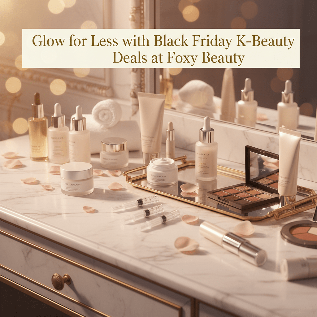 Glow for Less with Black Friday K-Beauty Deals at Foxy Beauty