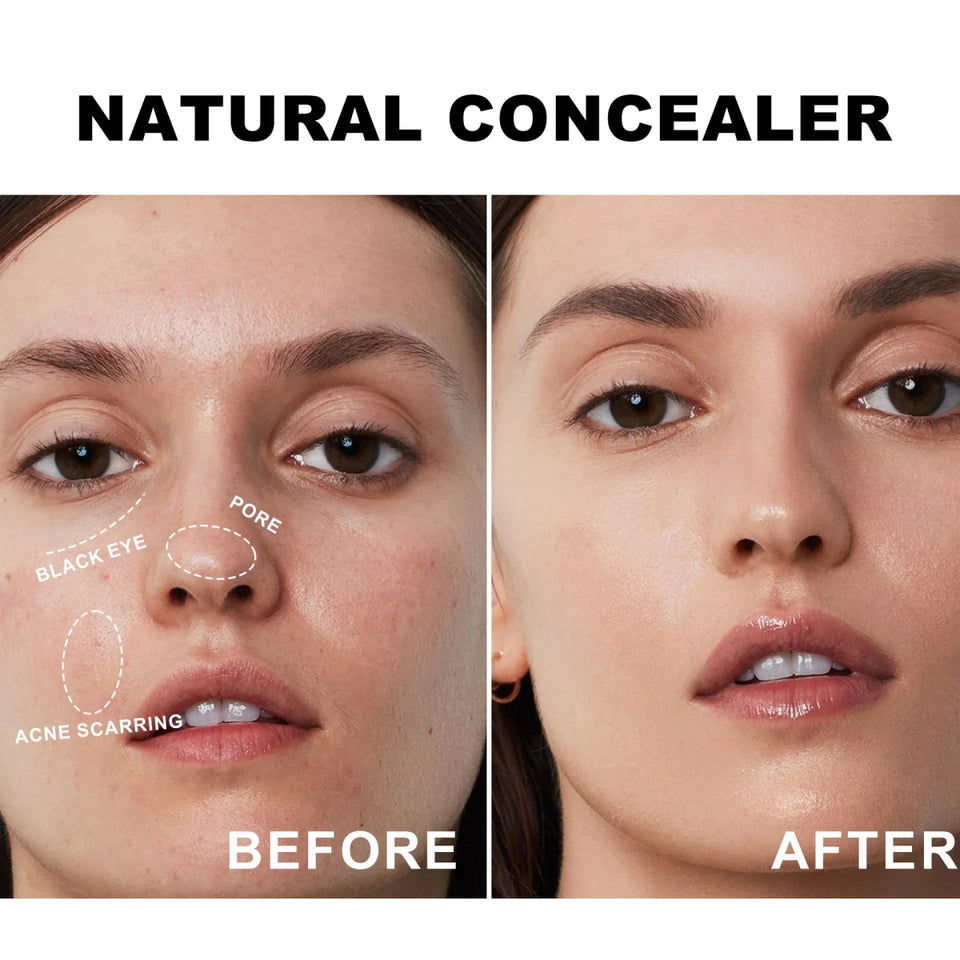 Natural Coverage Liquid Face Concealer Cream
