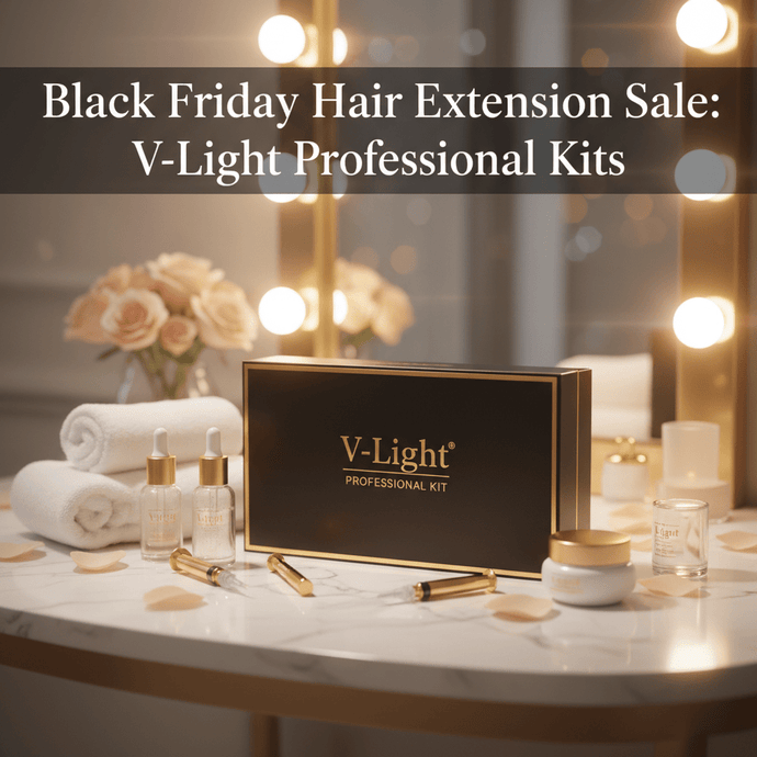 Black Friday Hair Extension Sale: V-Light Professional Kits