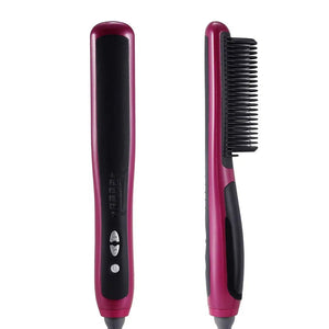 2-in-1 Hot Comb Straightener & Curler