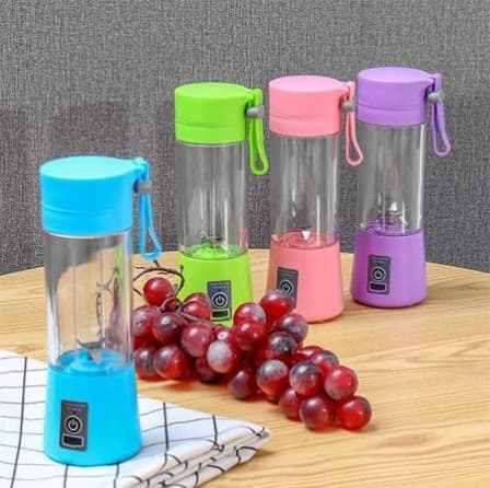 Portable Rechargeable Fruit and Juice Blender BLUE_0