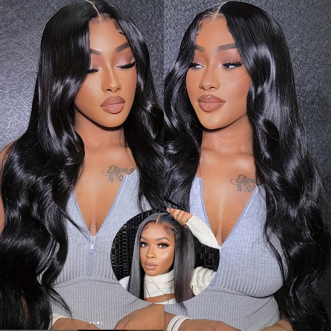 4x4 Lace Front Long Curly Human Hair Wig