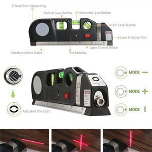 4 in 1 Multipurpose Laser Level Ruler