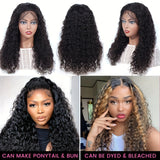 Human Hair Wig - Long Water Wave