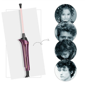 9MM LCD Display Hair Curler Wand