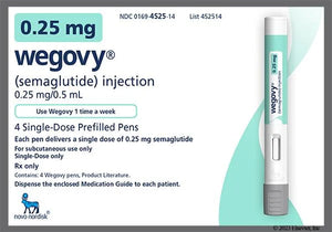 Wegovy (Semaglutide) 0.25mg