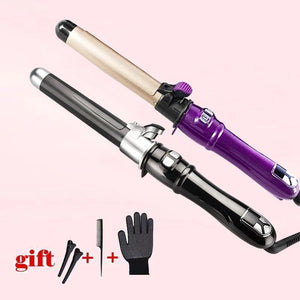 A wand Professional Rotating Curling Iron