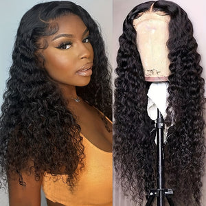 Human Hair Wig - Long Water Wave