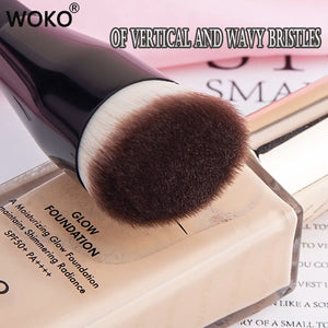 flat foundation brush. Angled Flat Top Makeup Foundation Brush