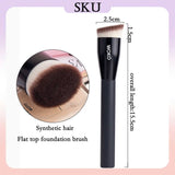 Angled Flat Top Makeup Foundation Brush