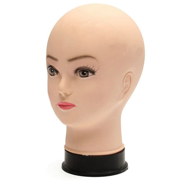 Bald pierce - able mannequin head