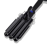 3 Barrel Hair Curling Iron Wand Hair Crimper 25mm