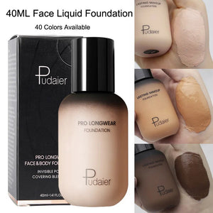 Full Coverage Matte Liquid Foundation 40ML - Foxy Beauty