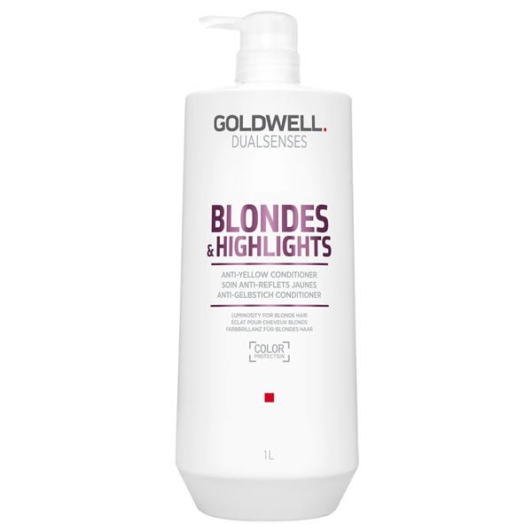 Goldwell Dualsenses Blondes & Highlights Anti - Yellow Conditioner – 1000ml