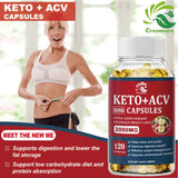 Keto+ACV Metabolism Support Capsules 60/120