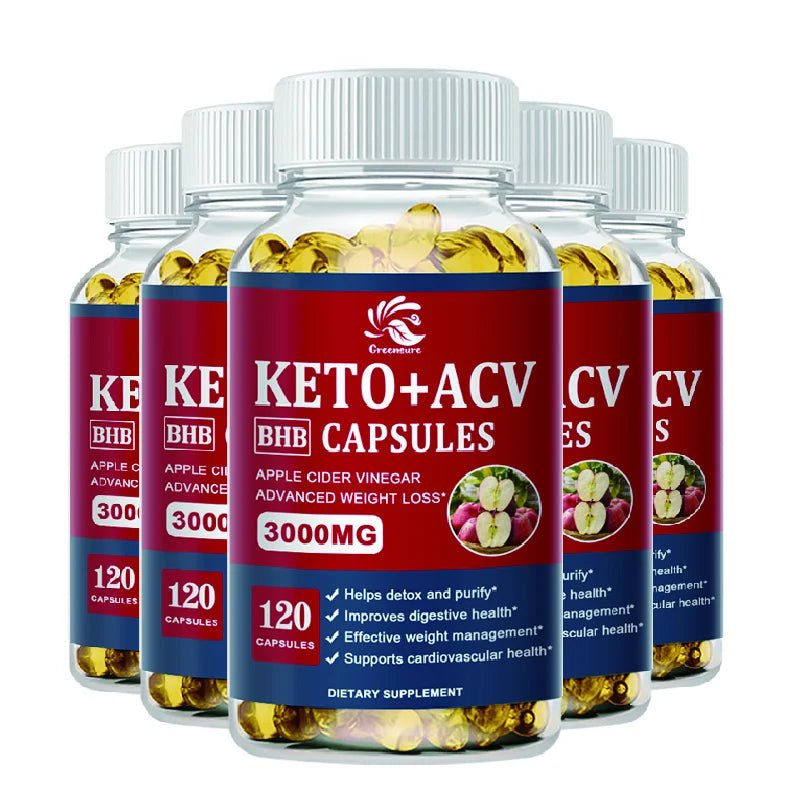 Keto+ACV Metabolism Support Capsules 60/120