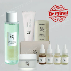 Korean Skin Care Bundle: Serum, Toner, Sunscreen - Foxy Beauty