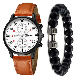 Luxury Men's Quartz Watches Gift Set