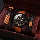 Luxury Men's Quartz Watches Gift Set