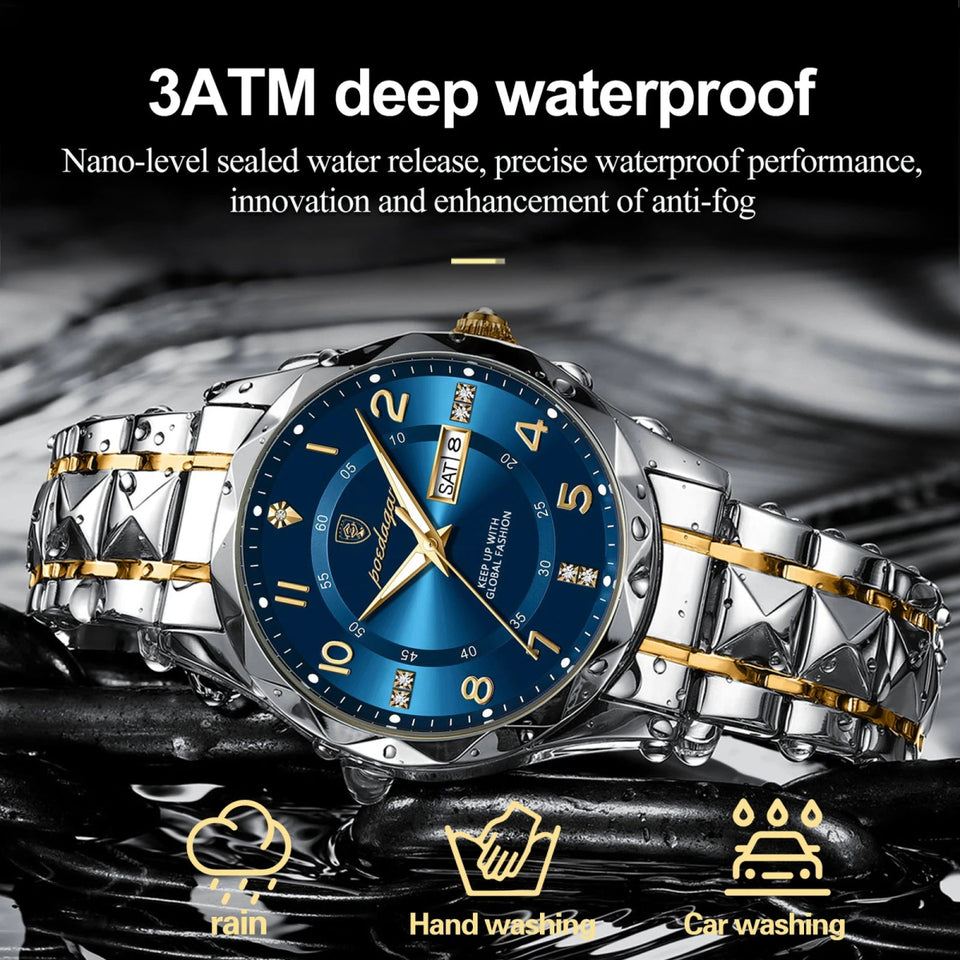 Luxury Waterproof Luminous Men's Quartz Watch