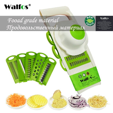 Mandoline Peeler Grater Vegetables Cutter with 5 Blades