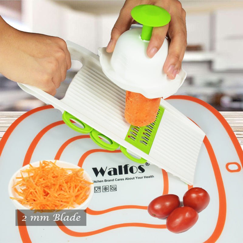 Mandoline Peeler Grater Vegetables Cutter with 5 Blades - Foxy Beauty