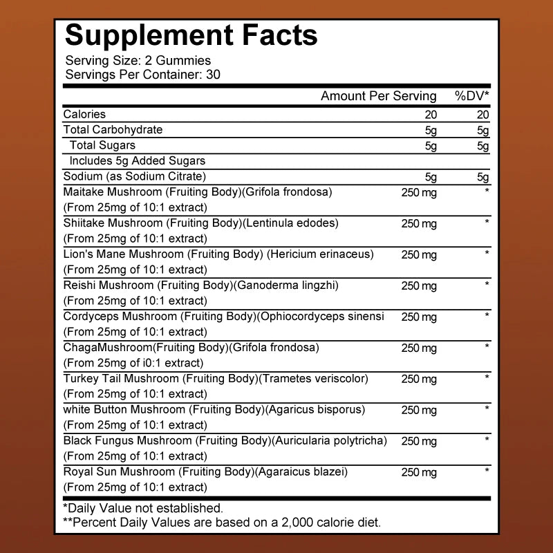 Mushroom Complex Immune & Cognitive Support