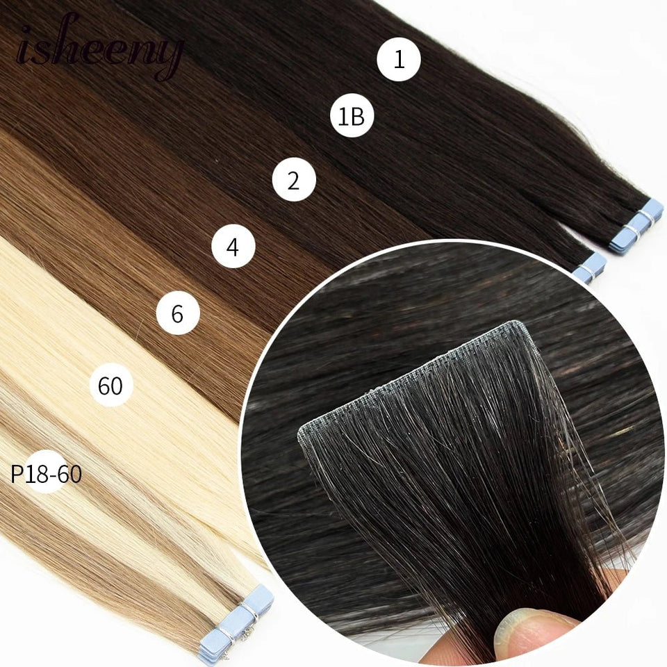 PU Skin Weft Tape Hair Extensions