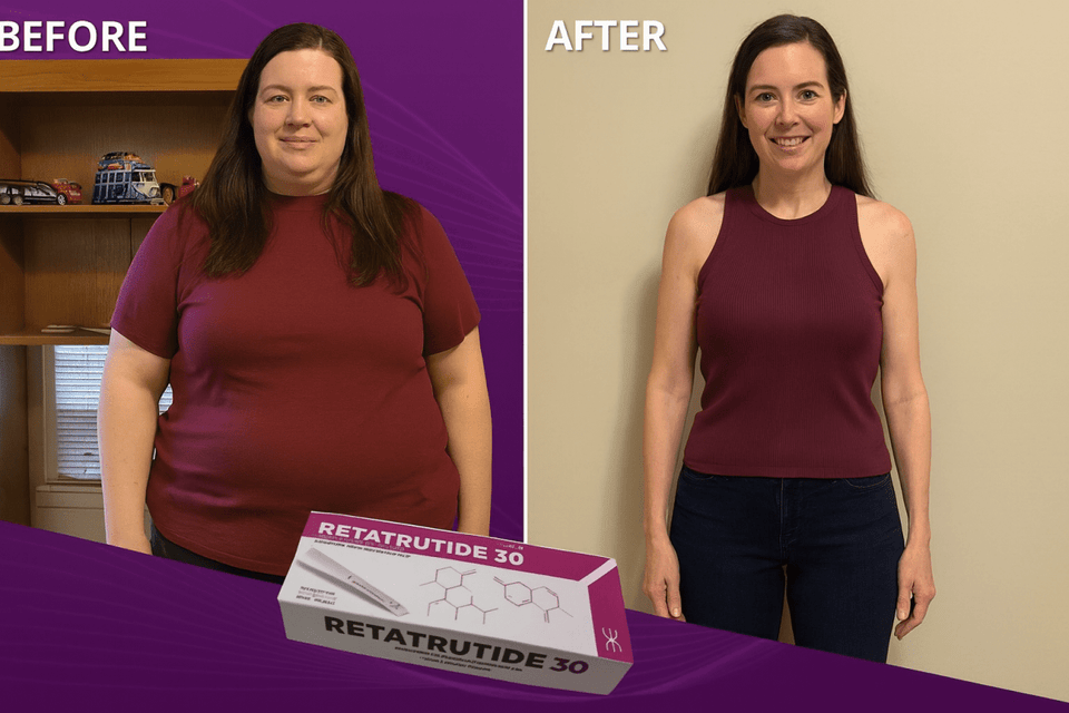 Retatrutide Weight Loss Results Before and After - 12kg Loss