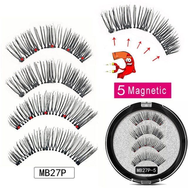 Reusable Magnetic Eyelashes - Magnetic Lashes - Foxy Beauty