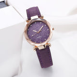 Rhinestone Starry Sky Pink Quartz Watch