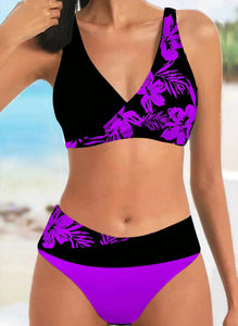 Sexy Print Bikini Set XS-8XL Purple