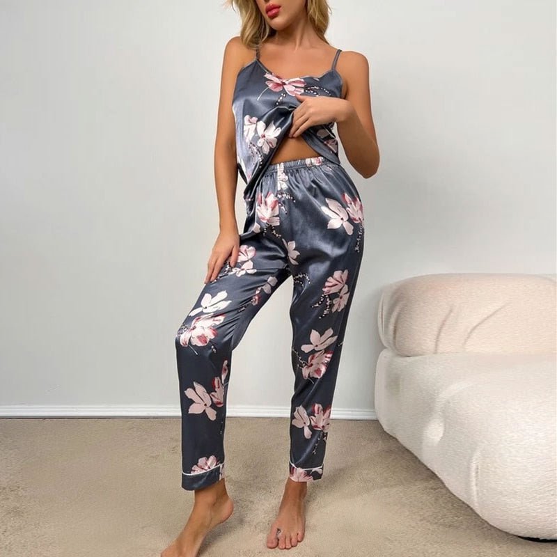 Silk Satin Pajama Set for Women