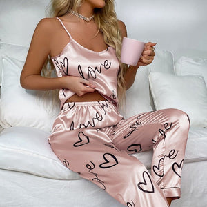 Silk Satin Pajama Set for Women