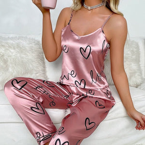 Silk Satin Pajama Set for Women