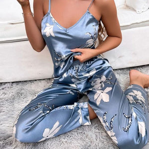 Silk Satin Pajama Set for Women