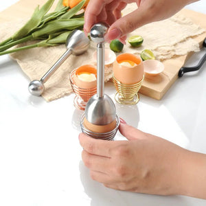 Stainless Egg Topper Scissors Cutter Set. egg scissors