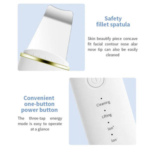 facial ultrasonic scrubber