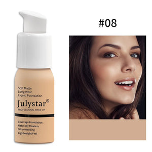 Waterproof Full Coverage Matte Foundation Light