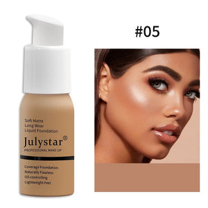 Waterproof Full Coverage Matte Foundation Light