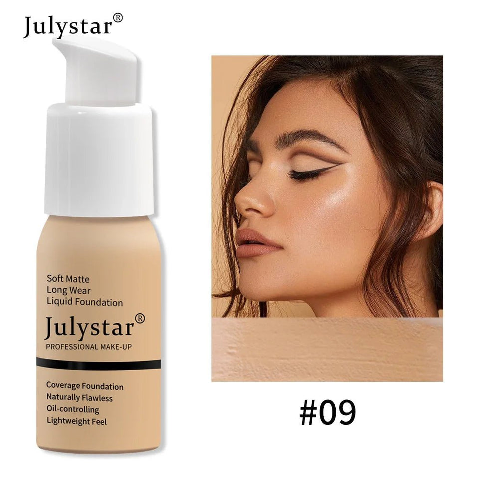 Waterproof Full Coverage Matte Foundation Light